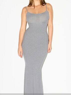 chinese dress ladies SKIMS Fits Everybody Lace Slip Dress Marble main image 0